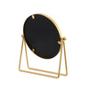 Luxurious Gold Rotation Make Up Mirror Table Top Vanity Shaving Swivel Mirrors
