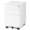 Office Mobile Filing Cabinet Metal Cupboard Drawer Unit on 5 Castors 3 Drawer NS