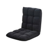 Adjustable Lazy Lounge Sofa Floor Chair Recliner Couch Black Home Living Room BN