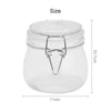 Glass Storage Jars Airtight Clip Top Lid Food Preserve Preserving Jar 500ml x 3