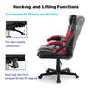 Office Chair Swivel Executive Adjustable Seat Racing Gaming PU Leather Computer