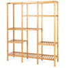 Bamboo Plant Stand 5 Tier 12 Potted Plant Shelf Storage Organizer Display Rack