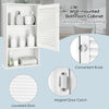 3-Tier Bathroom Cabinet Wall Mounted Storage Organizer Adjustable Shelves