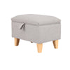 Modern Storage Footstool Ottoman Blanket Box Seat Pouffe Toy Box Door Shoe Stool