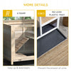 Indoor Rabbit Hutch Guinea Pig House Bunny Cage Openable Roof, Natural