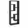Shelving Unit Wall Shelf High Gloss Black 36x16x90cm Chipboard Home