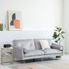 Velvet Sofa Bed Living Room Furniture 2 seater sofa bed with 2 bolister cushions
