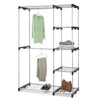 Heavy Duty Clothes Rail Rack Garment Hanging Display Stands Shoe Storage Shelfs