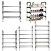 3/4/5/6Tier Shoe Rack Pairs Shoes Trainers Storage Unit Poratble Organiser Shelf