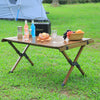 Folding Desk Camping Picnic Dining Tables utdoor Garden BBQ Kitchen Storage Unit