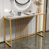 Extra Long Leisure Bar Table Behind Sofa Couch Table Modern Marble Console Table