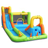 Bounce Castle House Multifunction Inflatable Bouncy Playhouse w/Trampoline Slide