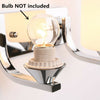 Indoor Aisle Glass Single / Double headed Wall Light Sconce Lamp LED Bulb White