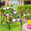 3 Tier Steel Plant Stand Ladder Flower Pot Storage Rack Plant Display Organizer