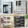 Plastic Storage Wardrobe Clothes Shoe Shelf Organizer Cupboard Closet Cabinet