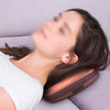 Electric Lumbar Neck Back Massage Pillow Massager 16 Kneading Cushion Heat Home