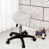 Leather Swivel Hydraulic Saddle Stool Adjustable Lift Bar for Spa Salon 2 Color