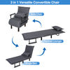 Single Sofa Bed 3-In-1 Folding Armchair Sleeper Lounge Couch Seat with Pillow