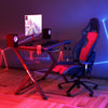 Gaming Computer Desk Ergonomic Racing Table Workstation W/Adjustable PC Support