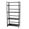 4 Tier Bookshelf Home Office Industrial Bookcase Wooden Storage Display Shelves