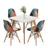 4Pcs Dining Chairs Soft Padded Seat Furniture Dining Office Lounge Office Home