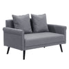 1/2 Seater Grey Linen Fabric Sofa Couch Settee Armchair Home Office Furniture