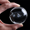 Clear Crystal Ball Magic Healing Meditate Sphere Photography 60mm + Stand UK