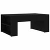 Wooden Coffee Tea Table Modern W/Side Shelf Storage Living Room Home Furniture