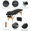 Massage Table Bed Beauty Salon Couch Stool Therapy Chair Tattoo Adjustable Black