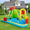 Inflatable Water Bounce Castle Kids Jump & Slide Bouncer Playhouse W/ Basketball