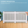 Radiator Cover Cabinet White Traditional Modern MDF Slat Wood Grill Furniture