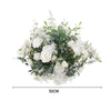 Artificial Rose Hydrangea Flowers Bouquet Leaves Balls Wedding Home Garden Decor