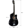 CLASSIC ACOUSTIC GUITAR 6 STRING PACK BOYS GIRLS MUSIC GUITAR 4/4 SIZE 38"