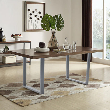 Set of 2 Industrial Metal Table Legs Steel Furniture Stand for Bench Coffee Desk