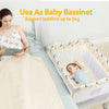 Portable Baby Playard 3 in 1 Convertible Bassinet Cot Bed Toddler Changing Table