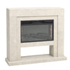 Electric Fireplace Glass Fire Mantel Set Wall Insert/Standing Heater With Remote