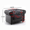 Retro/Vintage Tub Accent Chair Upholstered Padded Armchair Lounge Fabric Sofa UK