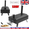 12in Outdoor Garden Pizza Oven Charcoal BBQ Grill Freestanding w/ Chimney UK