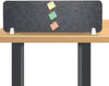 Acoustic Desktop Privacy Divider 40”x12” Raw Clamp-On Acoustic Partition