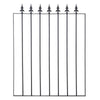 High and Wide Garden Gate Wrought Iron Metal Garden Side Gates Safety Door Yard