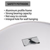 Waterproof Round LED ILLUMINATED Bathroom Mirror Touch/Demister/Gradient Light