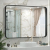 Bathroom Mirror Toilet Wall Mounted Vanity Mirror Washing Table Dressing Decor