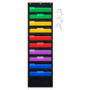 10 Pockets Wall Hanging File Folder Storage Paper Holder Organizer Office School