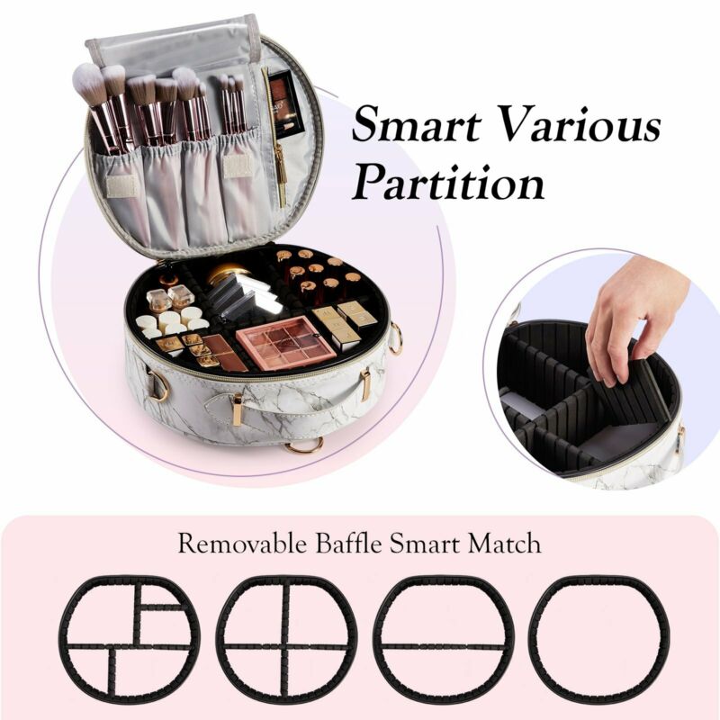 Portable Beauty Case Cosmetic Make up Vanity Case Nail Toiletry Travel –  Quildinc