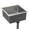 Handmade Kitchen Sink Plumbing Utility Waste Basin Stainless Steel