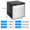 Compact Refrigerator Portable Upright Freezer Mini Fridge 31L Capacity Stainless