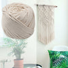 5mm Natural Beige Cotton Twisted Cord Ropes Macrame String Artisan DIY Craft Set