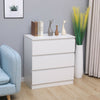 Modern Bedside Table Cabinet Nightstand Bedroom Furniture Storage w/3 Drawers