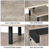 Industrial TV Table Wood TV Stand Console Cabinets with Shelves for Living Room