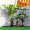 Artificial Palm Tree Potted Green Plant Exotic Tropical Decor Living Room Garden